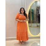 Vestido Alicia Laranja Liberty