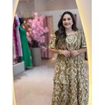 Vestido Dina Marrom Estampado Plus