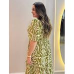Vestido Dina Verde Estampado Plus