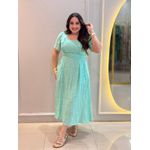 Vestido Kiara Verde Liberty Plus