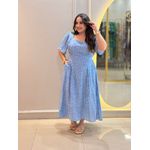 Vestido Kiara Azul Liberty Plus