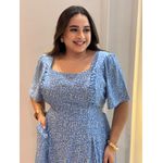 Vestido Kiara Azul Liberty Plus