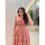 Vestido Jasmin Rose Bordado 