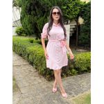 Chemise Manuela Rosa Listrado