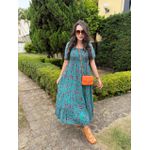 Vestido Alicia Verde Agua Liberty