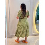 Vestido Mirela Verde Liberty 