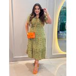 Vestido Mirela Verde Liberty 