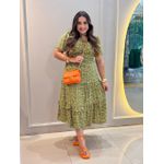 Vestido Mirela Verde Liberty 