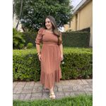 Vestido Rebeca Marrom