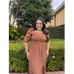 Vestido Rebeca Marrom