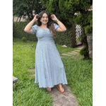 Vestido Nataly Azul Liberty Plus