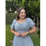 Vestido Nataly Azul Liberty Plus