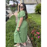 Vestido Nataly Verde Oliva Liberty Plus