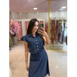 Conjunto Vitoria Azul Marinho Risca de Giz 