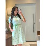 Chemise Olivia Verde Listrado