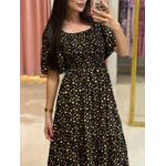 Vestido Mayara Preto Liberty