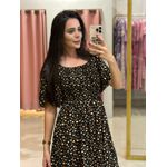 Vestido Mayara Preto Liberty