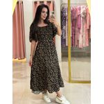 Vestido Mayara Preto Liberty