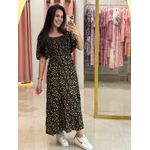 Vestido Mayara Preto Liberty