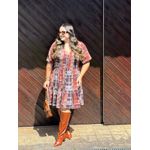 Chemise Renata Xadrez Marrom