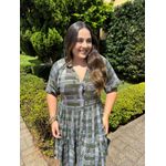 Chemise Renata Xadrez Verde