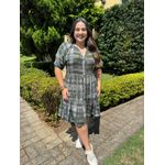 Chemise Renata Xadrez Verde