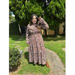 Vestido Helena Verde Estampado