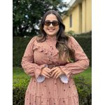 Vestido Helena Marrom