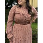 Vestido Helena Marrom