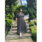 Vestido Mavi Preto Poa 