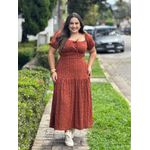 Vestido Michele Terracota Liberty