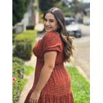 Vestido Michele Terracota Liberty