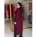 Vestido Isabel Vinho