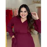 Vestido Isabel Vinho
