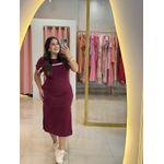 Vestido Aurora Vinho 