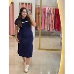 Vestido Aurora Azul Marinho 