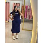 Vestido Aurora Azul Marinho 