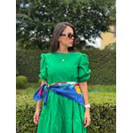 Vestido Bia Verde Tricoline