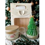 Kit Natal - Vela Edição Especial 90g (Limão Siciliano e Alecrim) + Vela Árvore natalina 90g. (Bamboo Elegance) 