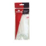 ABRAÇADEIRA NYLON 2,5MM X 150MM 100 PEÇAS BRANCO - WORKER