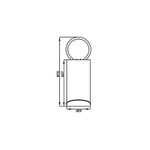 LIXEIRA REDON. INOX ESC. TAMPA PRETA C/ PEDAL E BALDE