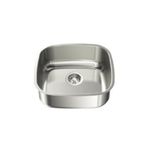 CUBA INOX N5 360X335MM PROF.110MM S/POLIMERO 3.1/2 GHELPLUS