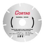 DISCO CORTE TUNGSTÊNIO PARA MADEIRA 180 MM