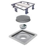 Ralo Linear square Line Tampa Oculta 10x10cm 26723