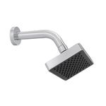 DECA CHUVEIRO QUADRADO PAREDE CR 90X150MM