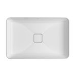 DECA CUBA SOBREPOR RETANGULAR 60CM BRANCO