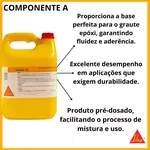 Sikadur 42 BR Argamassa Epóxi Conjunto (A+B+C) 27kg
