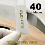 TAGS PARA ROUPAS HOT STAMPING I Frente | Verso