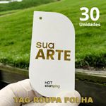 TAGS PARA ROUPAS HOT STAMPING I Frente | Verso