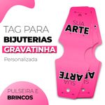 TAG BIJUTERIAS PULSEIRA E BRINCOS - GRAVATINHA 